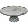 Podnos na nohe na tortu | ovocie 31cm, CRISTAL, šedá (DOPREDAJ) | Costa Nova