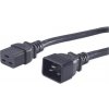 PREMCORD PremiumCord Kabel síťový prodlužovací 230V 16A 1,5m, konektory IEC 320 C19 - IEC 320 C20 PR1-kpsa015