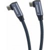 PremiumCord ku31cj2 USB-C 2x zahnutý 2m