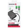 SWISSTEN POWER BANK 10000 mAh PD 22,5W S INTEGROVANÝMI KABELY USB-C A LIGHTNING (kompatibilní s Mag 22013933
