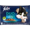 Felix Fantastic Duo treska a losos, losos a sardinky, sleď a pstruh, pstruh a makrela 4 x 85 g