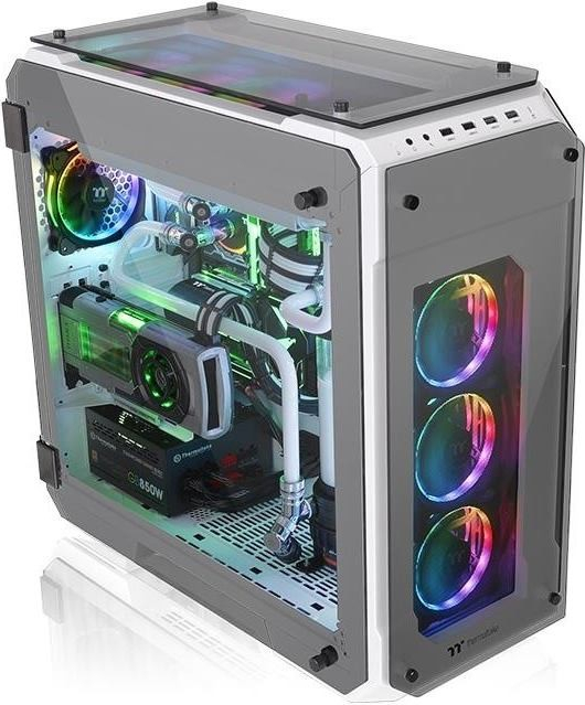 Thermaltake View 71 Tempered Glass Snow Edition CA-1I7-00F6WN-00