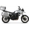 SHAD Kompletná sada hliníkových kufrov TERRA, 48 litrový vrchný kufor, 36/47 litrový bočné kufre, vrátane montážnej sady a platní SHAD BMW F 650 GS/ F 700 GS/ F 800 GS