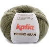 Katia Merino Aran 81 Khaki Pletacia priadza