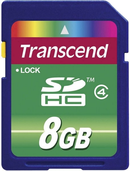 Transcend SDHC 8GB class 4 TS8GSDHC4