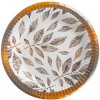 PROCOS TALÍŘKY PAPÍROVÉ ŠEDÉ VĚTVIČKY 8KS, 20CM