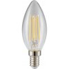 LED žiarovka filament E14 C35 4,2 W 470lm 2700K, číra, 2 ks