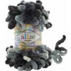 Alize příze Puffy color 6532 variace šedé