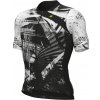 Letný cyklistický dres Alé Cycling Palm PR-E pánsky čierny/biely XL