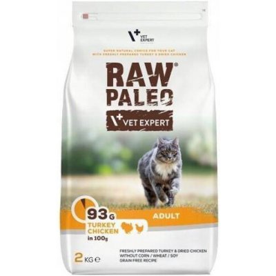 VETEXPERT Raw Paleo Adult Cat Turkey&Chicken 2 kg