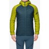 Páperová bunda Dynafit Radical Down Hooded Jacket - golden lime