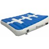 Incline mat MASTER nafukovací klin 120 x 90 x 10-30 cm - modrá - biela