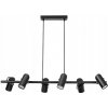 Rabalux Závesná lampa Maximilian 6xGU10 25W Čierna Kovová IP20