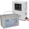Záložný zdroj GETI GEP501LF sínusový 500W nástenný + batéria 100Ah