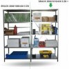 Policový regál - prídavný modul, š.101 x h.43 x v.200 cm