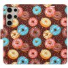 Flipové puzdro iSaprio - Donuts Pattern - Samsung Galaxy S24 Ultra