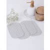 MKLozkoviny.sk Vaflové kozmetické obrúsky (4 ks) - svetlo sivá