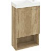 SAPHO - LATUS XI umývadlová skrinka 30x53x16,5cm, dub Alabama LT711-2222