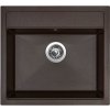 Sinks Solo 560 Granitový drez bez odkvapkávača, 56x51cm, marone, ACRSO56051093