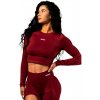 Dámske tričko Nebbia Power Her Seamless Long-Sleeve Top 892 Red S