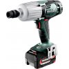 Metabo 602198650 - SSW 18 LTX 600 - AKU rázový skrutkovač, 18V 2x5.2Ah Li-Power, Nabíjačka ASC 55, metaBOX 145 L