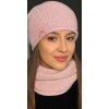 Fashionweek Dámsky set čiapka a nákrčník S3051 Farba: jasne ružová
