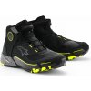 ALPINESTARS topánky CR-X DRYSTAR čierna/tmavo šedá/žltá fluo 2026 - 42