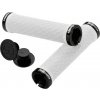 Gripy Locking Sram bílá, s Double Clamps & End Plugs
