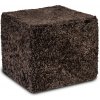 INTERMEDIC SK Mini taburetka Premium – kučeravá vlna, 40x35x40 cm Farba: Čokoláda