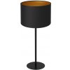 Luminex Stolná lampa ARDEN 1xE27/60W/230V pr. 25 cm čierna/zlatá LU3497 + záruka 3 roky zadarmo + záruka 3 roky zadarmo