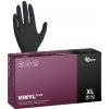 Espeon Vinylové rukavice VINYL PLUS 100 ks, nepudrované, čierne, 5.0 g Velikost: XL