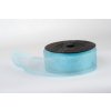 Stuha organza SNOW 4cm x 9,1m TYRKYSOVÁ