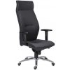 Kancelárske kreslo Lei 1824/24HR SYN BN7 čierne + podrúčky
