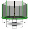 Aga SPORT TOP Trampolína 250 cm Light Green + ochranná sieť + rebrík