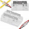 BERGE Univerzálny konektor pre COB SMD LED pásik 8mm, hranatý - zacvakávací