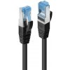 S/FTP (PiMF) Patchkábel LSOH 10m cat.6a, čierny, Cu, UL