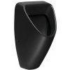 Bruckner SCHWARN BLACK keramický urinál, zadný prívod, zadný odpad, čierny SPH 201.701.6