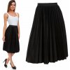 Fashionweek dámska skladaná plisovaná sukňa TC111 čierna