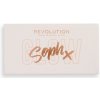 Makeup Revolution Soph X Face Duo paletka rozjasňovačov odtieň Sugar Frosting 9 g