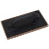 TOPTRADE hladítko ABS, odľahčené plátko, plsť hnedá, 250 x 130 x 10 mm, profi