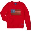 Polo Ralph Lauren Flag Cn Swtr-tops-sweater červená