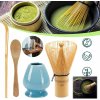 4-dielny set na čaj Matcha, ručné spracovanie,