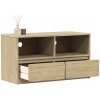 VidaXL TV stolík SAUDA, farba dub, 99x43x55 cm