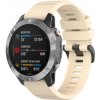 Remienok Solid Wristband béžový pre Garmin Fenix 7X (26mm)