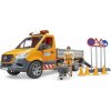 Bruder 2677 nový MB Sprinter Silničáři s figurkou a příslušenstvím