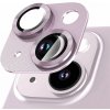 NORTHJO tvrdené sklo s kovovým rámčekom na ochranu šošoviek fotoaparátu pre iPhone 14 / 14 Plus - fialové - možnosť vrátiť tovar ZADARMO do 30tich dní