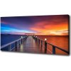 Foto obraz na plátne Drevený most 100x50 cm