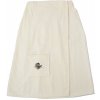 Dámsky kilt do sauny 100% bavlna, 75x150, biely