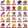 Školské nálepky na skrinky Dinosaurus, 25 ks
