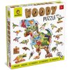 LUDATTICA Dinosauři dřevěné puzzle 48 dílků